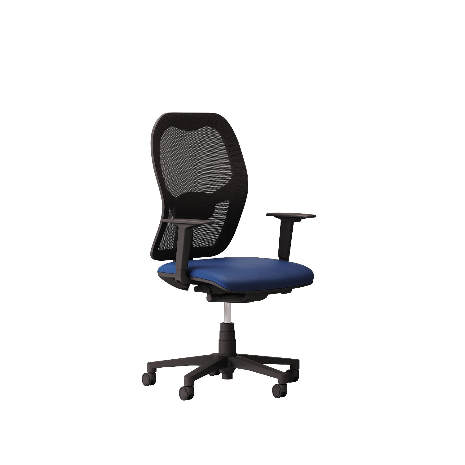 Chaise Président Q3 avec repose tête - Dossier en mesh - Assise en mousse tapissée